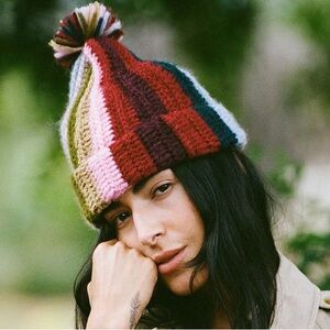 Made by Minga Mom’s Rainbow Beanie